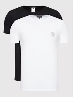 Koszulki męskie - Versace Komplet 2 t-shirtów Bi-Pack AU10193 Kolorowy Regular Fit - grafika 1