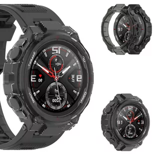 Etui ochronne do Amazfit T-Rex Czarne - Akcesoria do smartwatchy - miniaturka - grafika 1