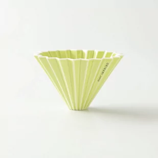 ORIGAMI Ceramiczny Origami Dripper M Zielony 99301067 - Zaparzacze i kawiarki - miniaturka - grafika 3