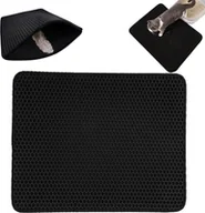 Kuwety dla kotów - Verk Mata wycieraczka pod kuwetę dla kota na żwirek 45x60 duża Mata wycieraczka pod kuwetę dla kota na żwirek 45x60 duża - miniaturka - grafika 1