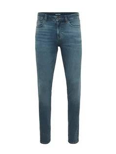 Spodnie męskie - Mexx Dżinsy "Logan" - Slim fit - w kolorze niebieskim - grafika 1