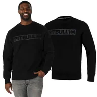 Odzież taktyczna i umundurowanie - Bluza Pit Bull New Brushed Fleece Group Hilltop '24 - Czarna S - miniaturka - grafika 1