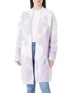 Swetry damskie - CARNEA Damski kardigan z dzianiny 10425106-CA04, liliowy biały, XL/XXL, Liliowy, biały, XL-XXL - miniaturka - grafika 1