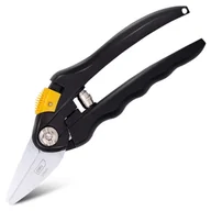 Nożyce i sekatory - Sekator uniwersalny Deli Tools EDL580101, 8" (czarny) - miniaturka - grafika 1
