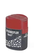 Długopisy - STAEDTLER 512 podwójna końcówka z dwoma otworami do różnych formatów długopisów, pojedynczy produkt Noris trójkątny design, półka, 10 temperówek, 512 188 - miniaturka - grafika 1