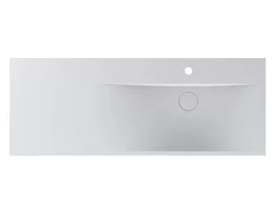 Miraggio Viola 1200 Umywalka meblowa 120x46 cm prawa biały połysk 8813432 - Umywalki - miniaturka - grafika 1
