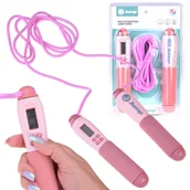 Skoczki dla dzieci - Skakanka z licznikiem Kolorowa Regulowana Skakanka SP0774 RO - miniaturka - grafika 1