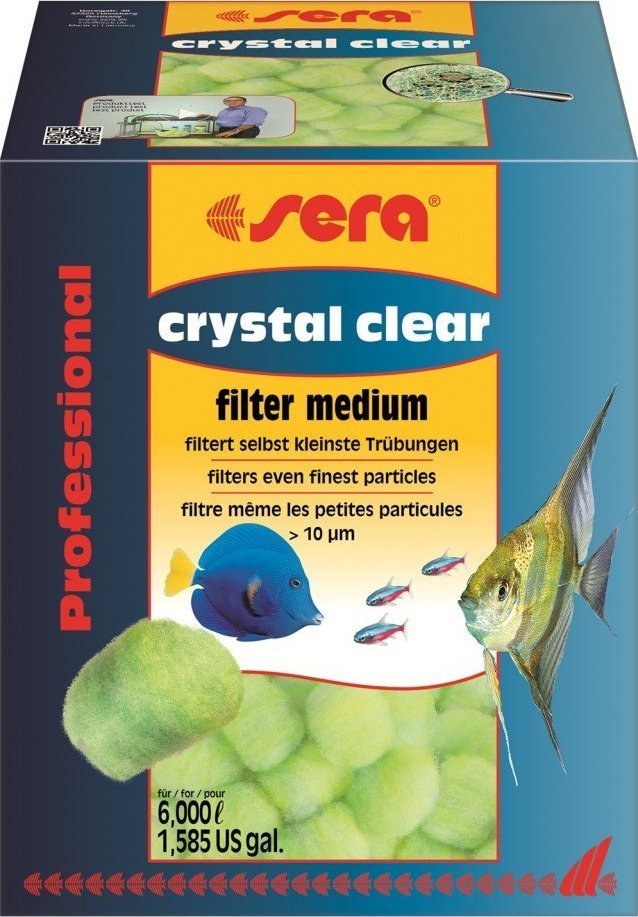 Sera Wkład mechaniczny Crystal clear Professional 350 g