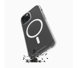 Puro D3O do iPhone 15 Przeźroczysty - Etui i futerały do telefonów - miniaturka - grafika 1