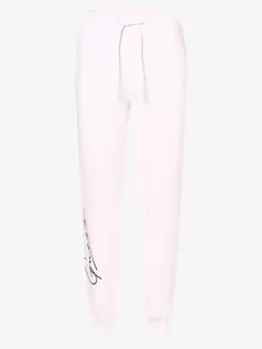 Spodnie sportowe damskie - Guess Damskie spodnie dresowe, biały - grafika 1