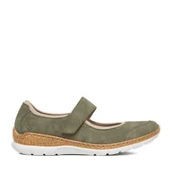 Półbuty damskie - Półbuty Rieker N42B0-52 Zielony - miniaturka - grafika 1