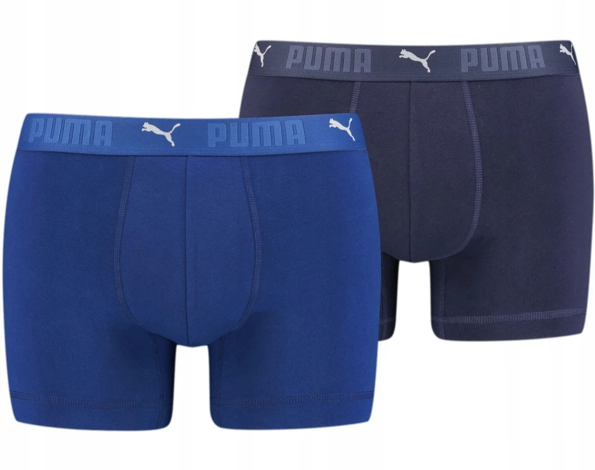 PUMA SPORT COTTON BOXER 2P blue combo