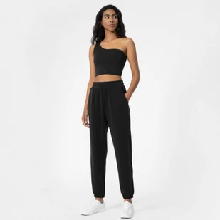Damski crop-top do jogi 4F H4Z22-TSD033 - Koszulki sportowe damskie - miniaturka - grafika 1