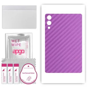 folia naklejka skórka strukturalna na TYŁ do Samsung Galaxy Tab S9 Plus - Carbon Fioletowy - apgo SKINS - Akcesoria do tabletów i e-booków folia naklejka skórka strukturalna na TYŁ do Samsung Galaxy Tab S9 Plus - Carbon Fioletowy - apgo SKINS - Akcesoria do tabletów i e-booków - miniaturka - grafika 1