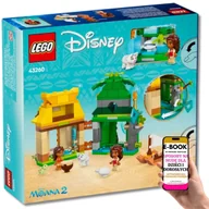 Klocki - LEGO Disney Wyspa Vaiany – Kreatywna zabawa z bajki Vaiana 2 Figurki, przygody i magiczny domek Dla Córki Dziewczynki + EBOOK-3 - miniaturka - grafika 1