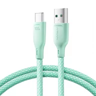 Kable USB - Joyroom kabel Multi-Color Series SA34-AC6 USB-A / USB-C 100W szybki transfer 1m - miniaturka - grafika 1