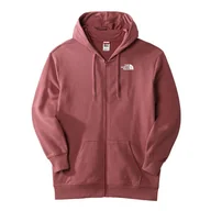Bluzy sportowe damskie - Bluza The North Face Open Gate Full-Zip Hoodie 0A55GP6R41 - różowa - miniaturka - grafika 1