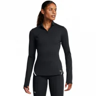 Koszulki sportowe damskie - Damski longsleeve treningowy Under Armour Vanish Cw 1/2 Zip - czarny - UNDER ARMOUR - miniaturka - grafika 1