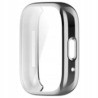 Akcesoria do smartwatchy - Etui Bizon Case Watch Felipe do Xiaomi Redmi Watch 3 Active, srebrne - miniaturka - grafika 1