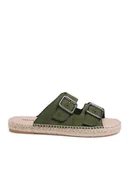 Espadryle męskie - QUAZI Espadryle QZ-63-04-000623 Zielony - miniaturka - grafika 1