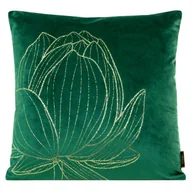 Poszewki na poduszki - Euro Firany Poszewka Eurofirany Velvet BLINK19 Ciemna Zieleń 45x45 1216995 - miniaturka - grafika 1