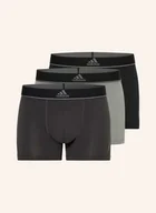 Majtki damskie - Adidas Bokserki Active Micro Flex Eco, 3 Szt. grau - miniaturka - grafika 1