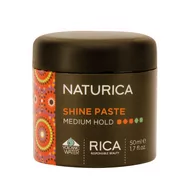 Kosmetyki do stylizacji włosów - Rica Naturica Shine Paste Medium Hold, pasta nabłyszczająca do stylizacji włosów, 50ml - miniaturka - grafika 1