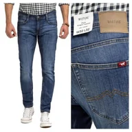 Spodnie męskie - Mustang Oregon Tapered Męskie Spodnie Jeansowe Dżinsowe Zwężane W31 L32 - miniaturka - grafika 1