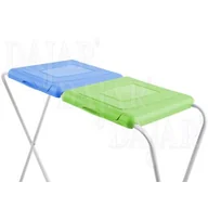 Worki na śmieci - Stojak na worki na śmieci 2-komorowy niebiesko-zielony - miniaturka - grafika 1