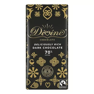 Divine Chocolate Gorzka Czekolada Ghana 70%, 90g - Czekolada - miniaturka - grafika 1