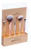 Pędzle do makijażu - Top Choice zestaw pędzli do makijażu 5szt. - miniaturka - grafika 1