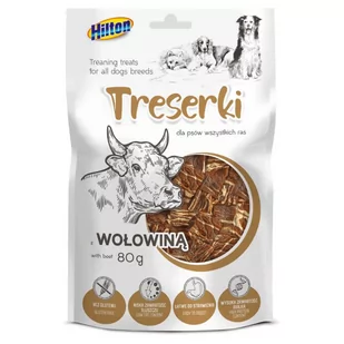 Hilton Mięsne Treserki Z Wołowiną 80G Dla Psa - Przysmaki dla psów - miniaturka - grafika 1