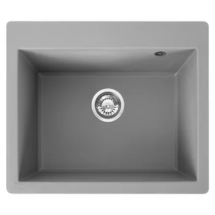 Rea Zlewozmywak granitowy Lin grey ZLE-00131 - Zlewozmywaki - miniaturka - grafika 1