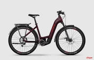 Rowery elektryczne - Rower elektryczny Haibike Trekking 11 Low tuscan/neon red gloss 2024 - miniaturka - grafika 1