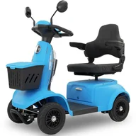 Skutery - Czterokołowy skuter elektryczny BILI BIKE SHINO G6 NEO 350W 20Ah, niebieski - miniaturka - grafika 1