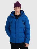 Kurtki męskie - 4F Kurtka puchowa z wypełnieniem syntetycznym membrana 10000 męska - niebieska M - miniaturka - grafika 1