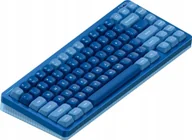 Klawiatury - Nuphy Halo75 v2 Wireless Mechanical Keyboard Blue Lagoon Raspberry - miniaturka - grafika 1