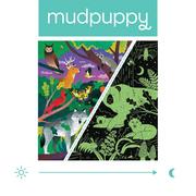 Puzzle - Mudpuppy, Puzzle rodzinne świecące w ciemności Las, 500 elementów - miniaturka - grafika 1