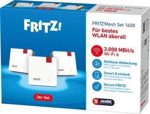 AVM FRITZ!Mesh Set 1600 3-pack - Routery - miniaturka - grafika 1