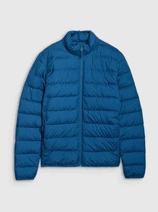 4F Kurtka puchowa z wypełnieniem naturalnym męska - turkusowa 3XL - Kurtki i kamizelki sportowe męskie - miniaturka - grafika 1