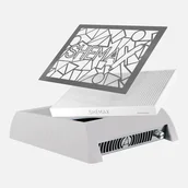 Pozostałe urządzenia kosmetyczne - Shemax Pochłaniacz Pyłu Do Manicure X-PRO Biały - miniaturka - grafika 1