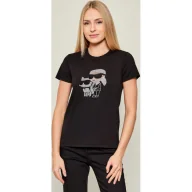 Koszulki i topy damskie - Karl Lagerfeld T-shirt IKON RS DUO Regular Fit - miniaturka - grafika 1