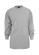 Koszulki męskie - Urban Classics Męski T-shirt Tall Tee L/S - miniaturka - grafika 1