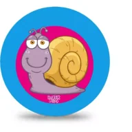 Piłki dla dzieci - Piłka PVC Sportox Kids 230mm - Ślimak Artyk - miniaturka - grafika 1