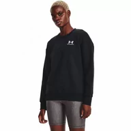 Bluzy sportowe damskie - Damska bluza dresowa Under Armour Essential Fleece Crew - UNDER ARMOUR - miniaturka - grafika 1