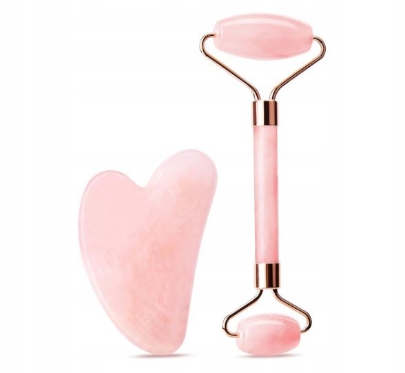 ROLLER Deska MASAŻER WAŁEK KWARCOWY DO TWARZY SOLIDNY MASAŻ TWARZY LIFTING