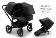 Wózki dziecięce - BUGABOO DONKEY 5 DUO MINERAL Black/ Washed Black - miniaturka - grafika 1