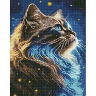 Zabawki kreatywne - Ideyka Diamentowa mozaika - Magia przestrzeni 40x50cm - miniaturka - grafika 1