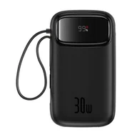 Powerbanki - Powerbank Baseus QPow 2 20000mAh 30W 2xUSB-C (czarny) - miniaturka - grafika 1