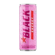 Produkty energetyczne i izotoniki - Black Energy Zero Sugar Wild Strawberry Flavour 250 Ml - miniaturka - grafika 1